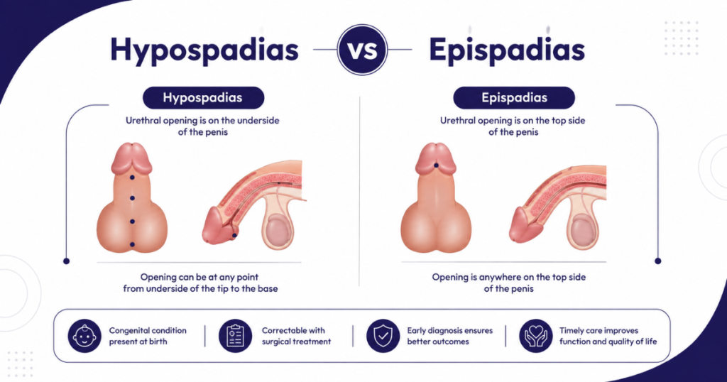 Hypospadias vs Epispadias: Understanding the Difference